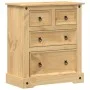 Corona chest of drawers solid pine wood 80x43x91 cm by vidaXL, Storage trunks - Ref: Foro24-4005670, Price: 179,42 €, Discoun...