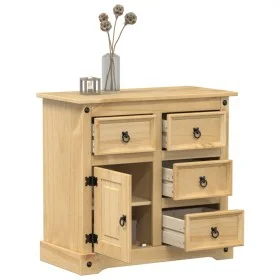 Corona Sideboard aus massivem Kiefernholz 87x40x76 cm von vidaXL, Sideboards - Ref: Foro24-4005679, Preis: 164,85 €, Rabatt: %