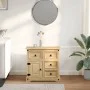 Corona sideboard solid pine wood 87x40x76 cm by vidaXL, Sideboards - Ref: Foro24-4005679, Price: 164,85 €, Discount: %