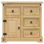 Aparador Corona madera maciza de pino 87x40x76 cm de vidaXL, Aparadores - Ref: Foro24-4005679, Precio: 164,85 €, Descuento: %
