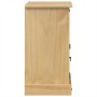 Aparador Corona madera maciza de pino 87x40x76 cm de vidaXL, Aparadores - Ref: Foro24-4005679, Precio: 189,17 €, Descuento: %