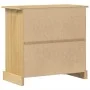 Aparador Corona madera maciza de pino 87x40x76 cm de vidaXL, Aparadores - Ref: Foro24-4005679, Precio: 164,85 €, Descuento: %