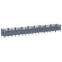 Pflanzgefäß mit Stiften PP grau 363,5 x 43,5 x 43,5 cm von vidaXL, Töpfe und Pflanzgefäße - Ref: Foro24-368029, Preis: 119,78...
