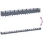 Pflanzgefäß mit Stiften PP grau 363,5 x 43,5 x 43,5 cm von vidaXL, Töpfe und Pflanzgefäße - Ref: Foro24-368029, Preis: 95,36 ...