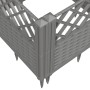 Pflanzgefäß mit Zapfen, PP, hellgrau, 43,5 x 43,5 x 43,5 cm von vidaXL, Töpfe und Pflanzgefäße - Ref: Foro24-368008, Preis: 2...