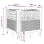 Pflanzgefäß mit Zapfen, PP, hellgrau, 43,5 x 43,5 x 43,5 cm von vidaXL, Töpfe und Pflanzgefäße - Ref: Foro24-368008, Preis: 2...