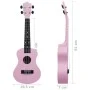 Soprano ukulele set with pink 23" case for children by vidaXL, String instruments - Ref: Foro24-70153, Price: 32,74 €, Discou...
