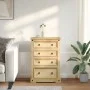 Corona chest of drawers solid pine wood 80x43x114 cm by vidaXL, Storage trunks - Ref: Foro24-4005672, Price: 194,36 €, Discou...