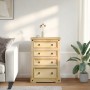 Corona Kommode aus massivem Kiefernholz 80x43x114 cm von vidaXL, Aufbewahrungskisten - Ref: Foro24-4005672, Preis: 197,45 €, ...