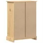 Corona Kommode aus massivem Kiefernholz 80x43x114 cm von vidaXL, Aufbewahrungskisten - Ref: Foro24-4005672, Preis: 197,45 €, ...