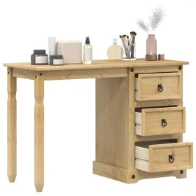 Corona Schminktisch aus massivem Kiefernholz 110x50x75 cm von vidaXL, Schreibtische - Ref: Foro24-4005685, Preis: 136,32 €, R...