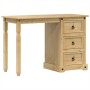 Corona dressing table solid pine wood 110x50x75 cm by vidaXL, Desks - Ref: Foro24-4005685, Price: 145,93 €, Discount: %