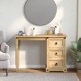 Corona dressing table solid pine wood 110x50x75 cm by vidaXL, Desks - Ref: Foro24-4005685, Price: 145,93 €, Discount: %