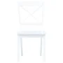 Dining chairs 4 units solid white rubber wood by vidaXL, dining chairs - Ref: Foro24-247357, Price: 246,74 €, Discount: %