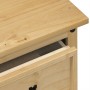 Corona dressing table solid pine wood 110x50x75 cm by vidaXL, Desks - Ref: Foro24-4005685, Price: 145,93 €, Discount: %