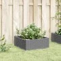 Pflanzgefäß mit Zapfen, PP, hellgrau, 42,5 x 42,5 x 28,5 cm von vidaXL, Töpfe und Pflanzgefäße - Ref: Foro24-368003, Preis: 1...