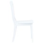 Dining chairs 4 units solid white rubber wood by vidaXL, dining chairs - Ref: Foro24-247357, Price: 250,52 €, Discount: %