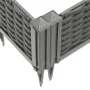 Pflanzgefäß mit Zapfen, PP, hellgrau, 42,5 x 42,5 x 28,5 cm von vidaXL, Töpfe und Pflanzgefäße - Ref: Foro24-368003, Preis: 1...