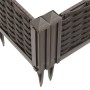 Pflanzgefäß mit Stiften PP braun 42,5x42,5x28,5 cm von vidaXL, Töpfe und Pflanzgefäße - Ref: Foro24-368001, Preis: 22,71 €, R...