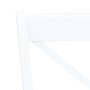 Dining chairs 4 units solid white rubber wood by vidaXL, dining chairs - Ref: Foro24-247357, Price: 250,52 €, Discount: %