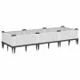Planter with white PP pegs 125x40x28.5 cm by vidaXL, Pots and planters - Ref: Foro24-368015, Price: 43,08 €, Discount: %