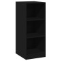 Schwarzer Kleiderschrank aus Holzwerkstoff, 48 x 41 x 102 cm von vidaXL, Kommoden-Organizer und Bar-Kleiderbügel - Ref: Foro2...