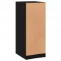 Schwarzer Kleiderschrank aus Holzwerkstoff, 48 x 41 x 102 cm von vidaXL, Kommoden-Organizer und Bar-Kleiderbügel - Ref: Foro2...