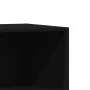 Schwarzer Kleiderschrank aus Holzwerkstoff, 48 x 41 x 102 cm von vidaXL, Kommoden-Organizer und Bar-Kleiderbügel - Ref: Foro2...