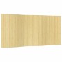 Biombo divisor de bambú color natural claro 165x400 cm