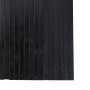 Biombo divisor de bambú negro 165x400 cm