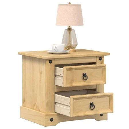 Corona Nachttisch aus massivem Kiefernholz 53x39x50 cm von vidaXL, Nachttische - Ref: Foro24-4005658, Preis: 72,29 €, Rabatt: %