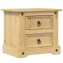 Corona Nachttisch aus massivem Kiefernholz 53x39x50 cm von vidaXL, Nachttische - Ref: Foro24-4005658, Preis: 72,29 €, Rabatt: %