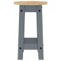 Kitchen high stools 2 pcs solid gray pine wood by vidaXL, Furniture sets for kitchens and dining rooms - Ref: Foro24-4005700,...
