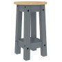 Kitchen high stools 2 pcs solid gray pine wood by vidaXL, Furniture sets for kitchens and dining rooms - Ref: Foro24-4005700,...