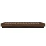 Brown oak wood bed frame with LED lights 90x200 cm by vidaXL, Beds and slatted bases - Ref: Foro24-3281125, Price: 158,20 €, ...
