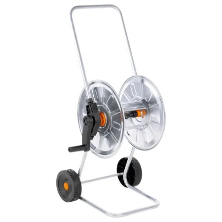 Roll reel for 50 m 1/2" or 35 m 3/4" steel hose by vidaXL, Garden hose holder - Ref: Foro24-4005279, Price: 73,48 €, Discount: %