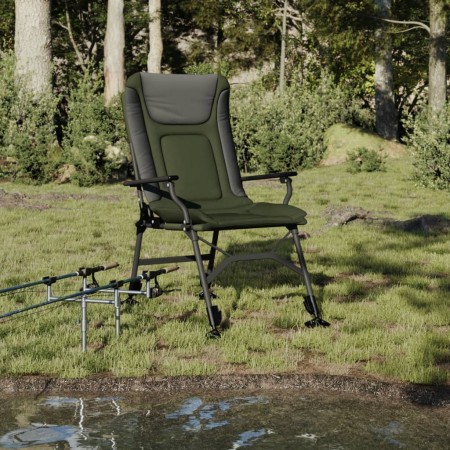 Angelstuhl mit klappbaren Armlehnen grün von vidaXL, Gartenstühle - Ref: Foro24-4006418, Preis: 129,71 €, Rabatt: %