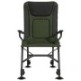 Silla de pesca con reposabrazos plegable verde de vidaXL, Sillas de jardín - Ref: Foro24-4006418, Precio: 137,40 €, Descuento: %