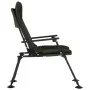 Silla de pesca con reposabrazos plegable verde de vidaXL, Sillas de jardín - Ref: Foro24-4006418, Precio: 137,40 €, Descuento: %