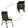Silla de pesca con reposabrazos plegable verde de vidaXL, Sillas de jardín - Ref: Foro24-4006418, Precio: 137,40 €, Descuento: %
