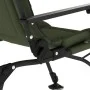 Silla de pesca con reposabrazos plegable verde de vidaXL, Sillas de jardín - Ref: Foro24-4006418, Precio: 137,40 €, Descuento: %