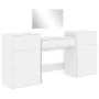 White Engineered Wood 4-Piece Vanity Set by vidaXL, Bedroom furniture sets - Ref: Foro24-3276525, Price: 220,21 €, Discount: %