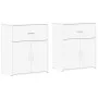 Engineered wood sideboard 2 pcs white 60x31x70 cm by vidaXL, Sideboards - Ref: Foro24-3276546, Price: 138,42 €, Discount: %