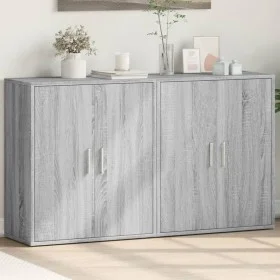 Sideboard aus Holzwerkstoff, 2 Stück, Sonomagrau, 60 x 31 x 70 cm von vidaXL, Sideboards - Ref: Foro24-3276544, Preis: 115,87...