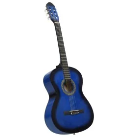 Classical guitar for beginners blue basswood 4/4 39" by vidaXL, Guitars - Ref: Foro24-70108, Price: 70,37 €, Discount: %