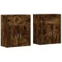 Engineered wood sideboard 2 pcs smoked oak 60x31x70cm by vidaXL, Sideboards - Ref: Foro24-3276550, Price: 125,20 €, Discount: %