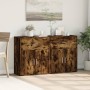 Engineered wood sideboard 2 pcs smoked oak 60x31x70cm by vidaXL, Sideboards - Ref: Foro24-3276550, Price: 127,16 €, Discount: %