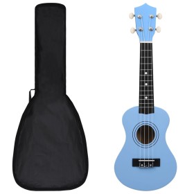 Sopran-Ukulele-Set mit Koffer für Kinder, Babyblau, 21 Zoll von vidaXL, Streichinstrumente - Ref: Foro24-70149, Preis: 30,01 ...