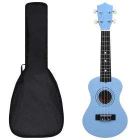 Soprano Ukulele Set with Case for Kids Baby Blue 21" by vidaXL, String instruments - Ref: Foro24-70149, Price: 31,22 €, Disco...
