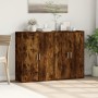 Sideboards 2 pcs engineered wood smoked oak 60x31x84 cm by vidaXL, Sideboards - Ref: Foro24-3276571, Price: 140,13 €, Discoun...